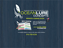 Tablet Screenshot of oceanlureconcepts.com